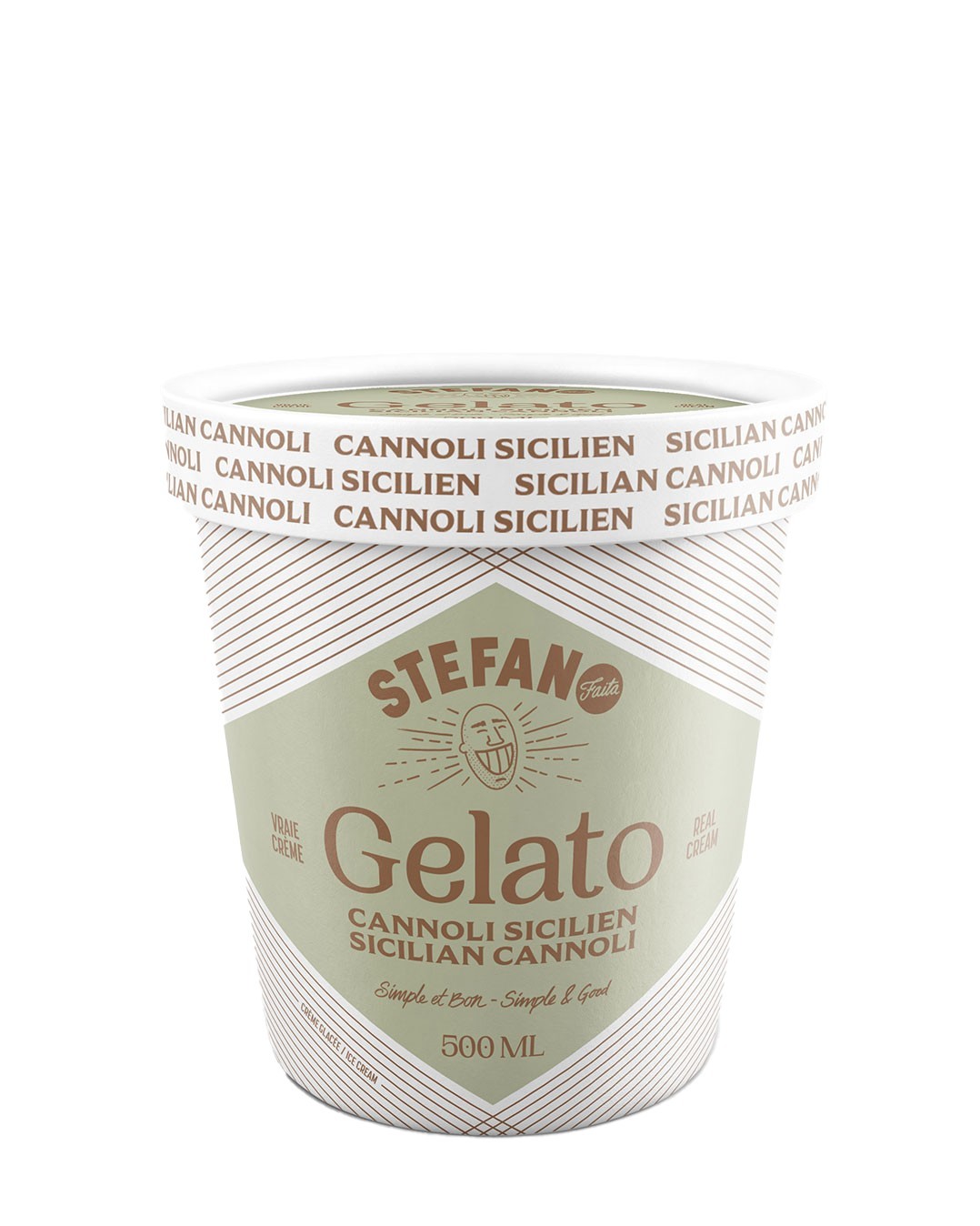 Et si on jumelait la magie des cannoli à celle de la crème glacée? Le gelato cannoli sicilien Stefano s’occupe justement d’unir ces deux petites merveilles pour créer une douceur vraiment ensoleillée. Attendez-vous à tomber sous le charme des tourbillons de caramel à l’orange et de la riche crème de pistache rehaussés de croquants éclats de cornet gaufré trempés dans le chocolat noir 70 %. Pour un gelato fièrement préparé au Québec, on peut dire que cette saveur nous fait voyager. Une nouveauté qui aura tôt fait de devenir votre préférée!