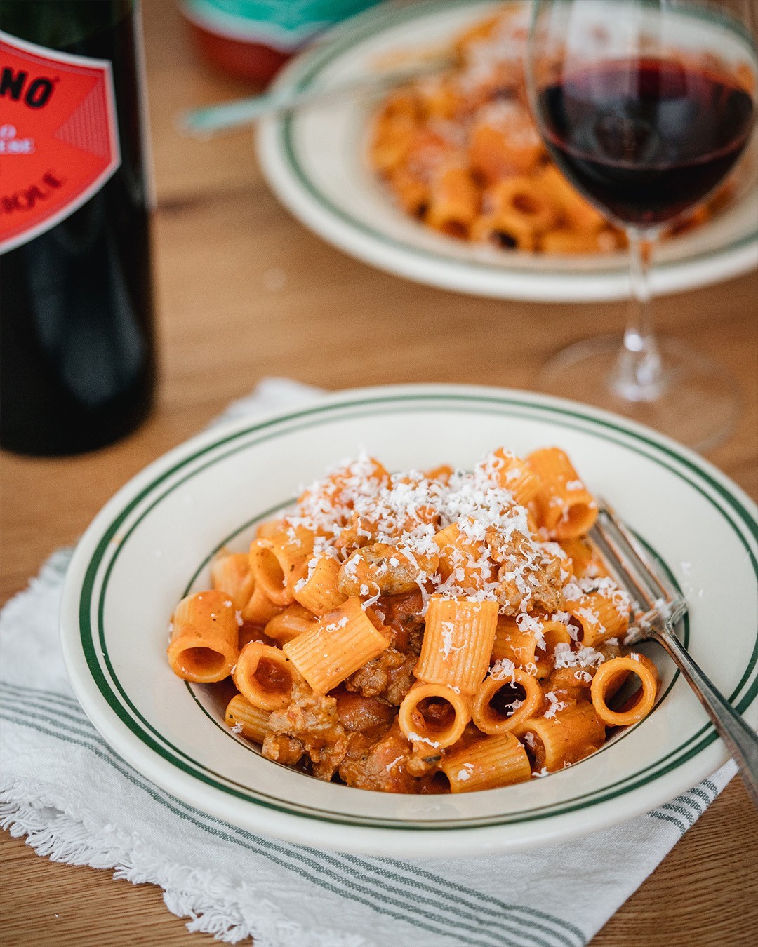 Mezzi rigatoni alla zozzona: recette de Stefano Faita