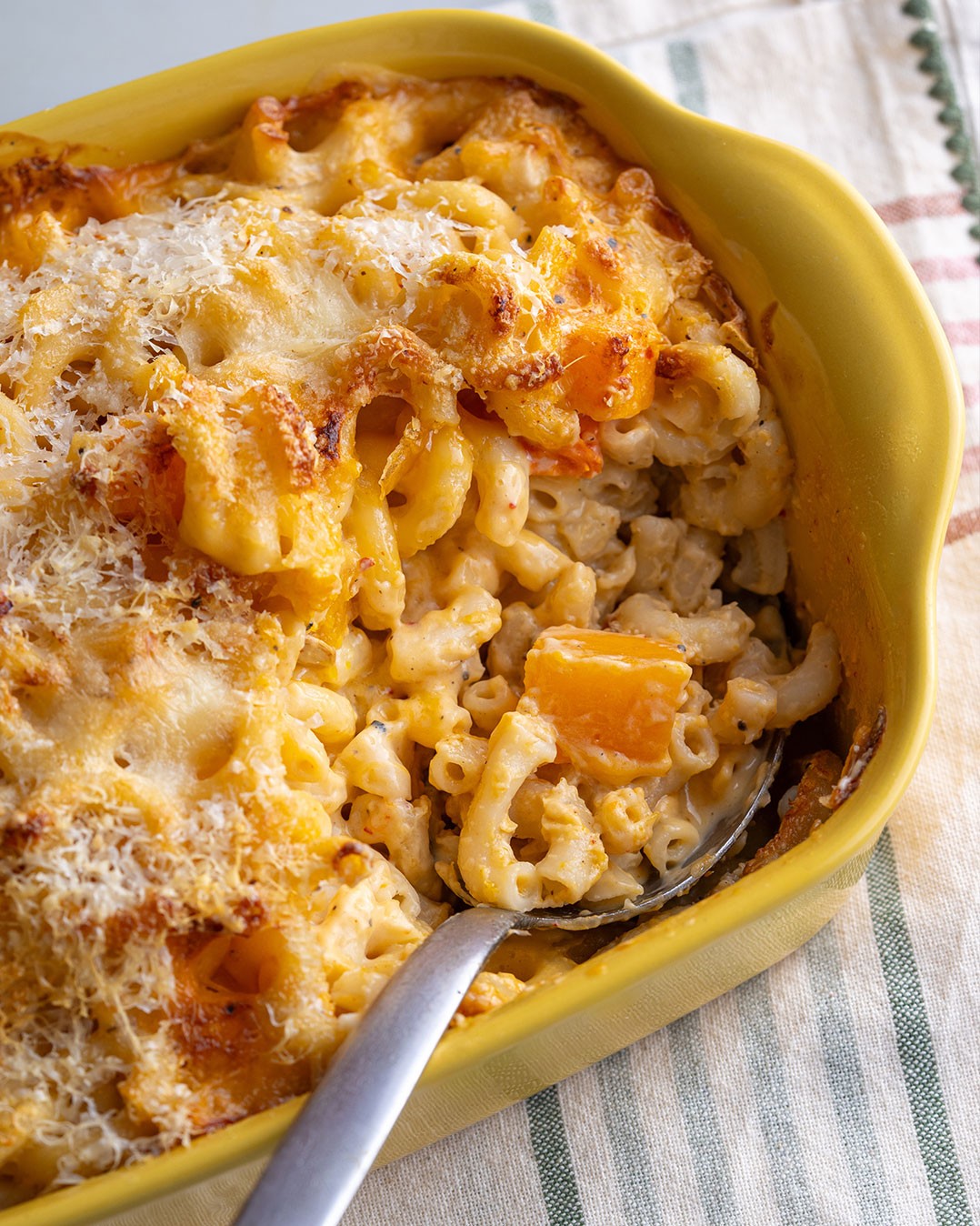 Macaroni au fromage à la courge Butternut