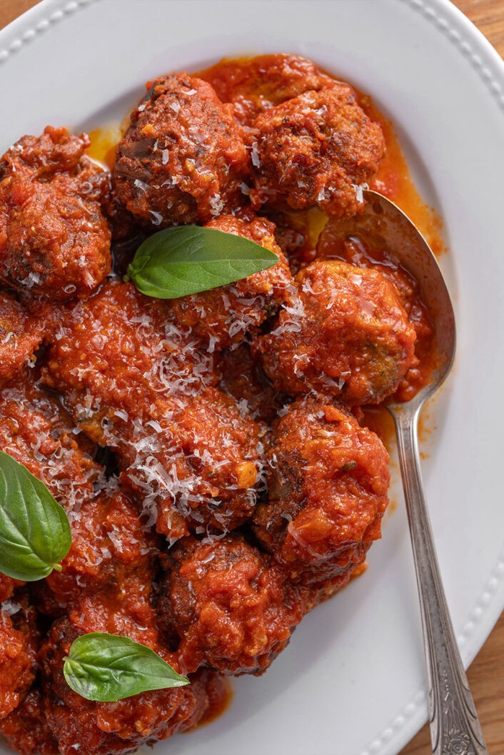 Boulettes d'aubergine à la Norma