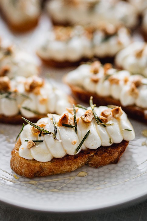 Crostinis ricotta, 