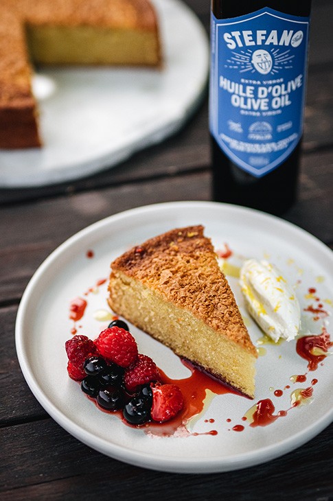 Gâteau citron et huile d'olive